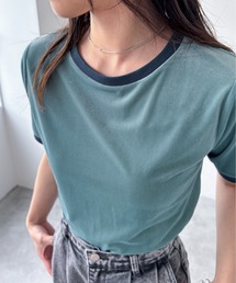 EPIMI E'PIMMY | シアーベロアリンガーTシャツ(Tシャツ/カットソー)