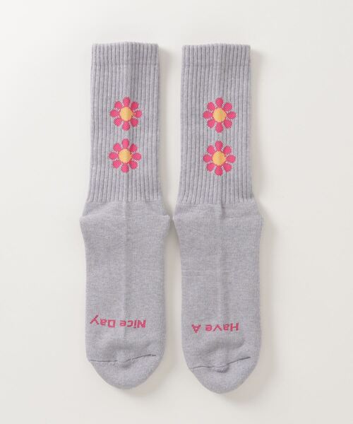 ROSTER SOX（ロスターソックス）の「ROSTER SOX/ロスターソックス/RS-360 PEACE SOX（ソックス/靴下・メンズ・グレー/ブルー/ホワイト・1/2）」の10枚目の写真