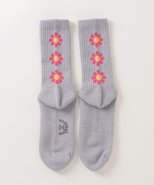 ROSTER SOX（ロスターソックス）の「ROSTER SOX/ロスターソックス/RS-360 PEACE SOX（ソックス/靴下・メンズ・グレー/ブルー/ホワイト・1/2）」の11枚目の写真