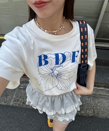 BDFフラワーロゴTシャツ