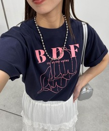 BDFフラワーロゴTシャツ