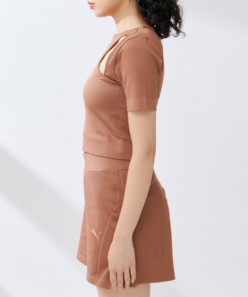PUMA（プーマ）の「【PUMA】 DARE TO MUTED MOTION Tシャツ（Tシャツ/カットソー・レディース・イエロー系その他3/ブラウン/ベージュ系その他・M）」の18枚目の写真