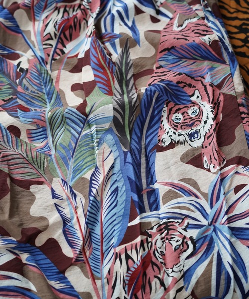 PENNEYS(ぺニーズ)の「【PENNEY'S ぺニーズ】PRINTED WIDE PANTS プリントパンツ(その他パンツ・メンズ・ブルー/マスタード/オレンジ・MEDIUM)」の2枚目の写真