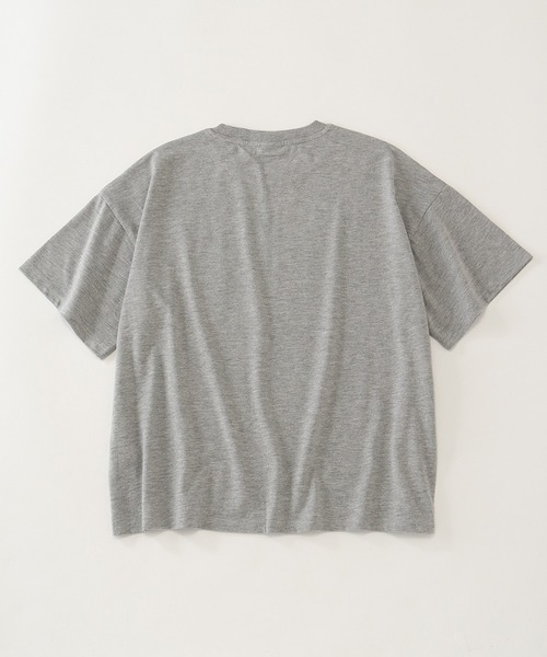 Tom＆Jerry（トムアンドジェリー）の「【Tom & Jerry/トム & ジェリー】アートワークデザイン ワイド 半袖ポケットTシャツ（Tシャツ/カットソー・レディース・グリーン/ミント/クリーム/杢グレー・L/M）」の17枚目の写真