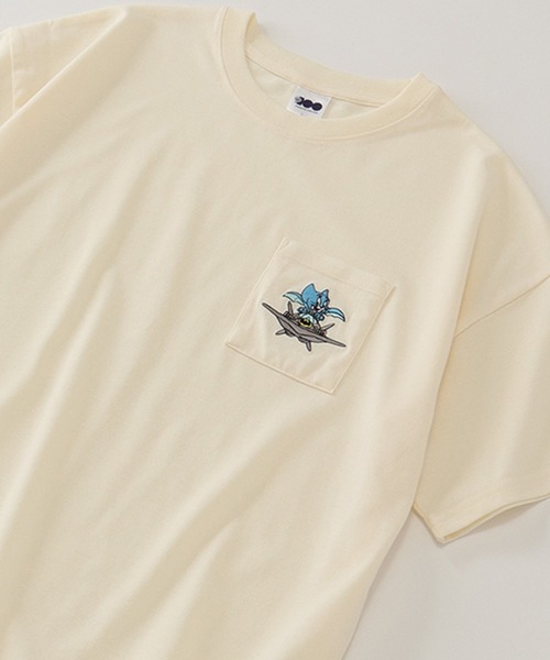 Tom＆Jerry（トムアンドジェリー）の「【Tom & Jerry/トム & ジェリー】アートワークデザイン ワイド 半袖ポケットTシャツ（Tシャツ/カットソー・レディース・グリーン/ミント/クリーム/杢グレー・L/M）」の19枚目の写真