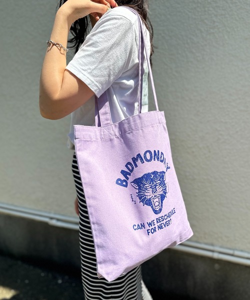 mi via loca（ミヴィアロカ）の「RECYCLED SOFT FABRIC パンサートートバッグ（トートバッグ・レディース・パープル/ホワイト系その他/グレー/アイボリー・FREE）」の12枚目の写真