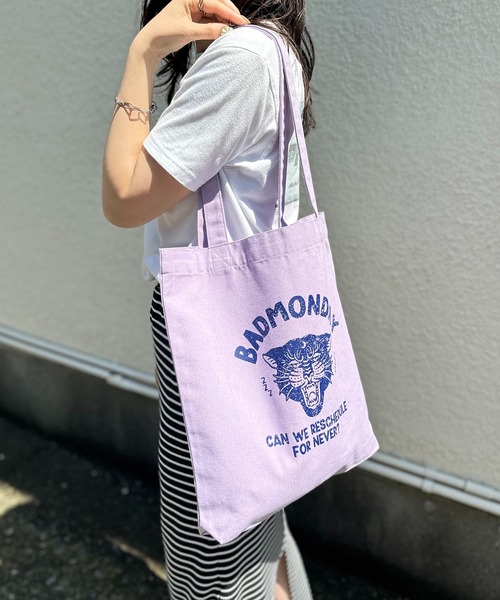 mi via loca（ミヴィアロカ）の「RECYCLED SOFT FABRIC パンサートートバッグ（トートバッグ・レディース・パープル/ホワイト系その他/グレー/アイボリー・FREE）」の13枚目の写真