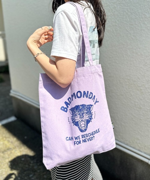 mi via loca（ミヴィアロカ）の「RECYCLED SOFT FABRIC パンサートートバッグ（トートバッグ・レディース・パープル/ホワイト系その他/グレー/アイボリー・FREE）」の16枚目の写真