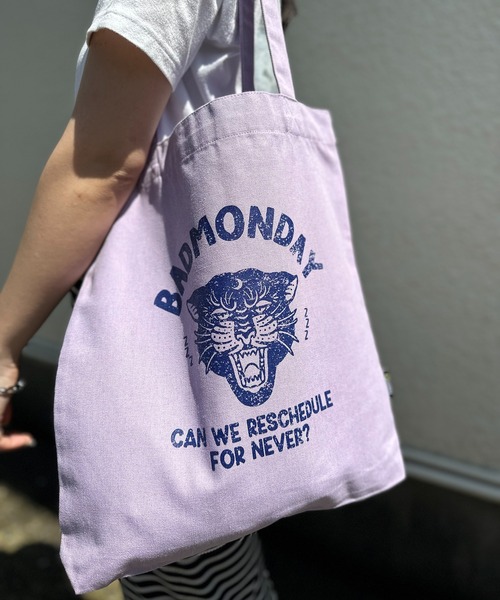 mi via loca（ミヴィアロカ）の「RECYCLED SOFT FABRIC パンサートートバッグ（トートバッグ・レディース・パープル/ホワイト系その他/グレー/アイボリー・FREE）」の19枚目の写真