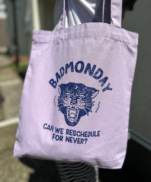 mi via loca（ミヴィアロカ）の「RECYCLED SOFT FABRIC パンサートートバッグ（トートバッグ・レディース・パープル/ホワイト系その他/グレー/アイボリー・FREE）」の20枚目の写真