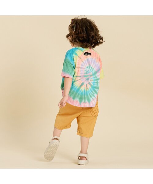 BIT'Z(ビッツ)の「フルーツ刺繍入りストレッチパンツ(その他パンツ・キッズ・マスタード/サックスブルー・120/110/100/95/90/80)」の5枚目の写真