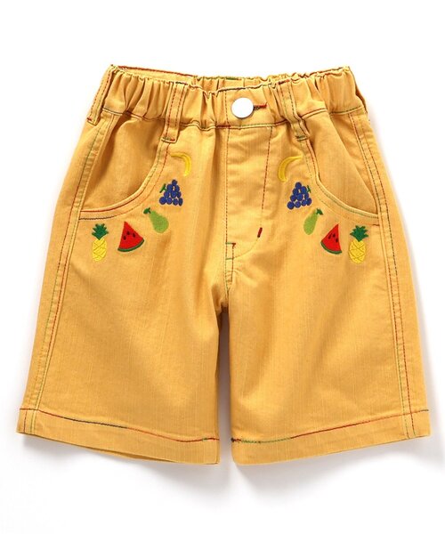 BIT'Z(ビッツ)の「フルーツ刺繍入りストレッチパンツ(その他パンツ・キッズ・マスタード/サックスブルー・120/110/100/95/90/80)」の8枚目の写真