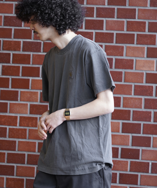 Carhartt WIP（カーハートダブリューアイピー）の「【CARHARTT WIP / カーハート ダブリューアイピー】SS NELSON T-SH（Tシャツ/カットソー・メンズ・ピンク/グレー/ブラック系その他・MEDIUM/SMALL）」の2枚目の写真