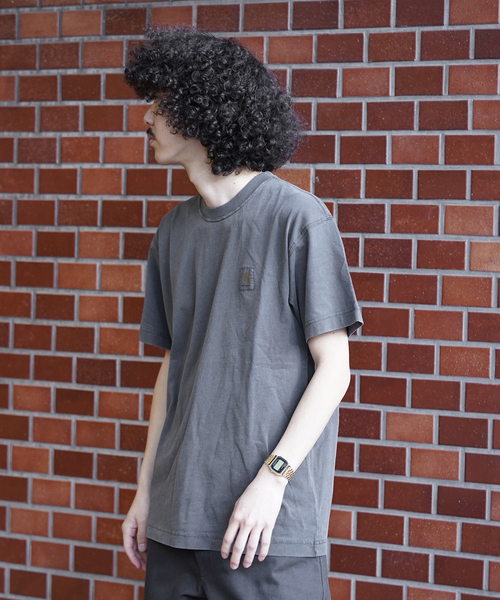 Carhartt WIP（カーハートダブリューアイピー）の「【CARHARTT WIP / カーハート ダブリューアイピー】SS NELSON T-SH（Tシャツ/カットソー・メンズ・ピンク/グレー/ブラック系その他・MEDIUM/SMALL）」の4枚目の写真