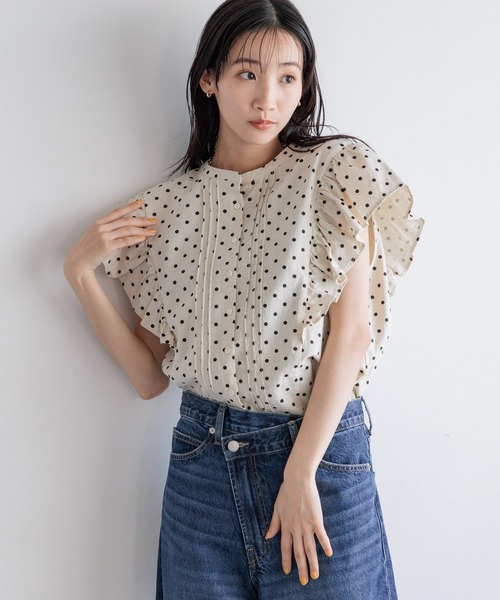 LOWRYS FARM（ローリーズファーム）の「ノルマンディブラウス