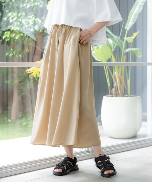 LEPSIM（レプシィム）の「選べる丈カルゼスカーチョ　116424（その他パンツ・レディース・ベージュ/ネイビー/グレー/カーキブラウン・TALL/FREE）」の3枚目の写真