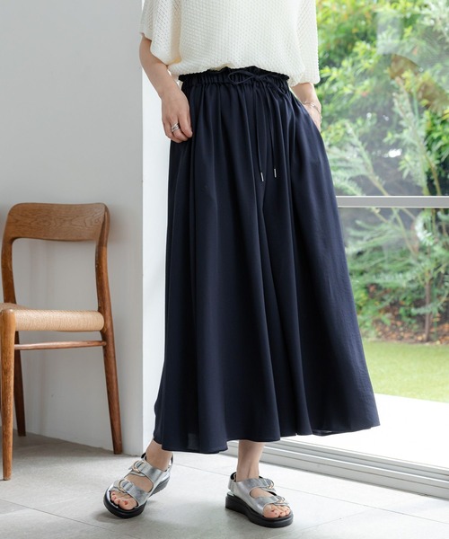 LEPSIM（レプシィム）の「選べる丈カルゼスカーチョ　116424（その他パンツ・レディース・ベージュ/ネイビー/グレー/カーキブラウン・TALL/FREE）」の4枚目の写真