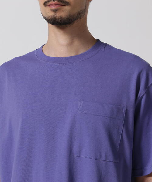 BEAVER（ビーバー）の「BAEXFATE/べクスフェイト　 防汚機能天竺カット（Tシャツ/カットソー・メンズ・ホワイト/チャコールグレー/ベージュ/パープル・XL/M/L）」の15枚目の写真