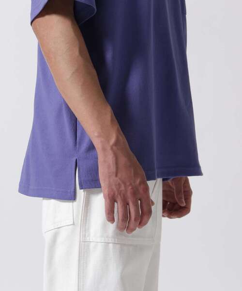 BEAVER（ビーバー）の「BAEXFATE/べクスフェイト　 防汚機能天竺カット（Tシャツ/カットソー・メンズ・ホワイト/チャコールグレー/ベージュ/パープル・XL/M/L）」の17枚目の写真