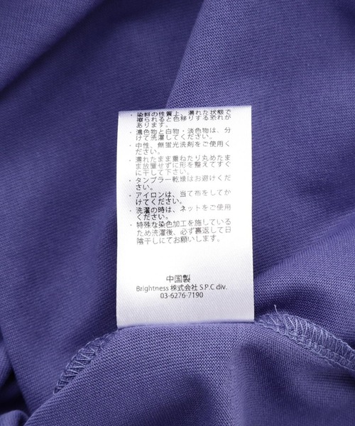 BEAVER（ビーバー）の「BAEXFATE/べクスフェイト　 防汚機能天竺カット（Tシャツ/カットソー・メンズ・ホワイト/チャコールグレー/ベージュ/パープル・XL/M/L）」の21枚目の写真