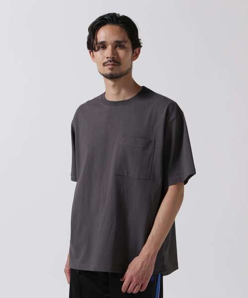 BEAVER（ビーバー）の「BAEXFATE/べクスフェイト　 防汚機能天竺カット（Tシャツ/カットソー・メンズ・ホワイト/チャコールグレー/ベージュ/パープル・XL/M/L）」の22枚目の写真