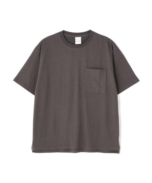 BEAVER（ビーバー）の「BAEXFATE/べクスフェイト　 防汚機能天竺カット（Tシャツ/カットソー・メンズ・ホワイト/チャコールグレー/ベージュ/パープル・XL/M/L）」の3枚目の写真