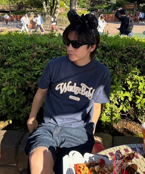 WudgeBoy（ワッジボーイ）の「Wudge Boy sagara ss tee（Tシャツ/カットソー・レディース・オフホワイト/杢グレー/ネイビー/マスタード/ブラウン・MEDIUM/LARGE/X-LARGE）」の21枚目の写真