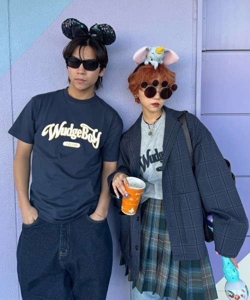 WudgeBoy（ワッジボーイ）の「Wudge Boy sagara ss tee（Tシャツ/カットソー・レディース・オフホワイト/杢グレー/ネイビー/マスタード/ブラウン・MEDIUM/LARGE/X-LARGE）」の18枚目の写真