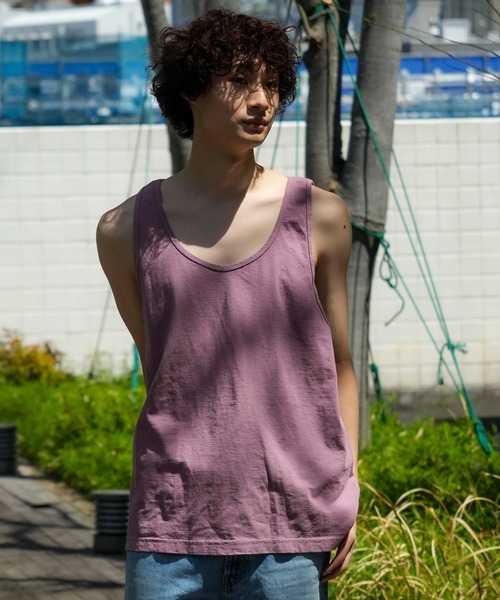 LOS ANGELES APPAREL（ロサンゼルスアパレル）の「【LOS　ANGELES APPAREL/ロサンゼルスアパレル】  1815GD 6.5オンス クラッシック タンクトップ（タンクトップ・メンズ・ブラック/ホワイト/ピンク/ミント・X-LARGE/LARGE/MEDIUM）」の4枚目の写真