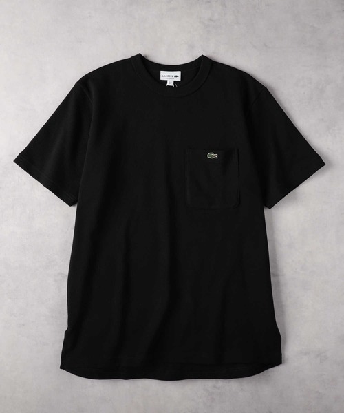 LACOSTE(ラコステ)の「LACOSTE(ラコステ)カノコポケTシャツ(Tシャツ/カットソー・メンズ・オフホワイト/ダークベージュ/ブラック・S/M/L)」の2枚目の写真