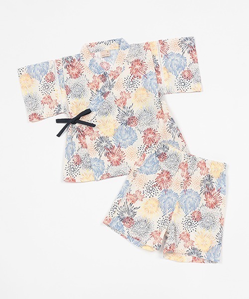 petit main(プティマイン)の「boysアソート甚平(浴衣・キッズ・アイボリー/ネイビー/ライトブルー/マルチ・80cm/90cm/100cm/110cm/120cm/130cm)」の7枚目の写真