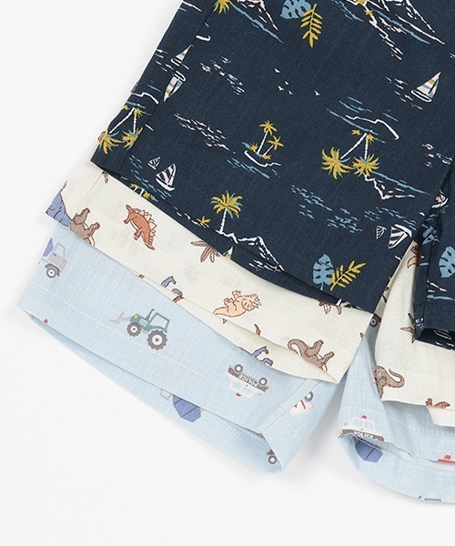 petit main(プティマイン)の「boysアソート甚平(浴衣・キッズ・アイボリー/ネイビー/ライトブルー/マルチ・80cm/90cm/100cm/110cm/120cm/130cm)」の14枚目の写真
