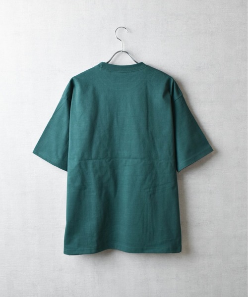 CROSS & STITCH（クロスステッチ）の「【FEW1】【CROSS & STITCH/クロスアンドステッチ】8.1oz USAコットン Tシャツ（Tシャツ/カットソー・メンズ・サンドベージュ/ナチュラル/ダークグリーン/ブラック/ホワイト・MEDIUM/LARGE/X-LARGE）」の11枚目の写真
