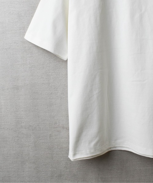 CROSS & STITCH（クロスステッチ）の「【FEW1】【CROSS & STITCH/クロスアンドステッチ】8.1oz USAコットン Tシャツ（Tシャツ/カットソー・メンズ・サンドベージュ/ナチュラル/ダークグリーン/ブラック/ホワイト・MEDIUM/LARGE/X-LARGE）」の8枚目の写真