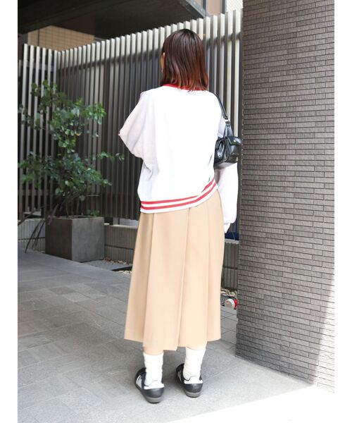 Ungrid（アングリッド）の「ミドル丈プリーツスカート（スカート・レディース・キャメル/グレー・FREE）」の20枚目の写真