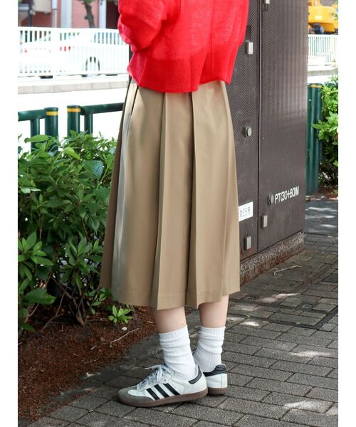 Ungrid（アングリッド）の「ミドル丈プリーツスカート（スカート・レディース・キャメル/グレー・FREE）」の22枚目の写真