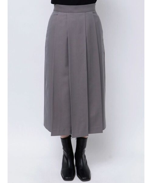 Ungrid（アングリッド）の「ミドル丈プリーツスカート（スカート・レディース・キャメル/グレー・FREE）」の10枚目の写真