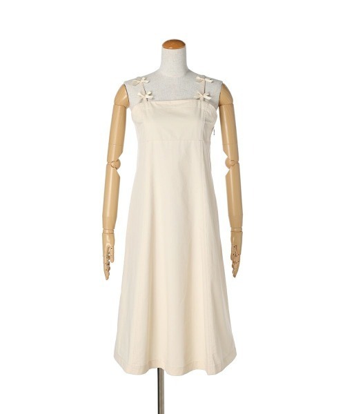 F i.n.t（フィント）の「プチリボンデニムキャミワンピース/fint（ワンピース・レディース・オフホワイト/ブラック・FREE）」の22枚目の写真