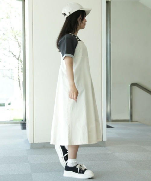 F i.n.t（フィント）の「プチリボンデニムキャミワンピース/fint（ワンピース・レディース・オフホワイト/ブラック・FREE）」の7枚目の写真