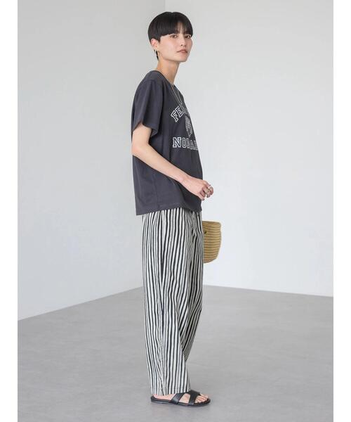 AMERICAN HOLIC(アメリカンホリック)の「TIGERカットTEE(Tシャツ/カットソー・レディース・ネイビー/チャコールグレー/グリーン/アイボリー・M/L)」の16枚目の写真