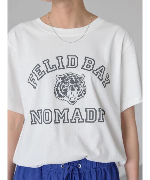 AMERICAN HOLIC(アメリカンホリック)の「TIGERカットTEE(Tシャツ/カットソー・レディース・ネイビー/チャコールグレー/グリーン/アイボリー・M/L)」の21枚目の写真