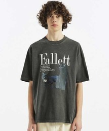 Tシャツ・カットソー Fallett Emblem Stripe Short Sleeve 4FK687 FALLETT】emblem striped short sleeve t-shirt☆送料・関税込