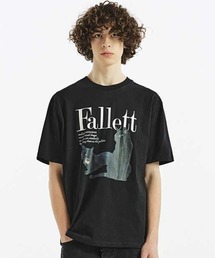 Tシャツ・カットソー Fallett Drawing Nero Short Sleeve T-shirt 4HA094 Fallett Drawing Nero Short Sleeve T-shirt 4HA094 (Fallett/T