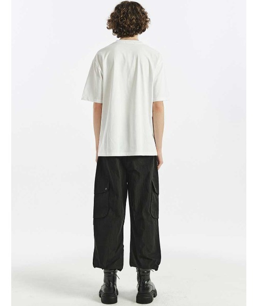 Fallett(ファレット)の「A'GEM/9 × .kom 『FALLETT/ファレット』 DEUX NERO SHORT SLEEVE/ネロ半袖カットソー(Tシャツ/カットソー・レディース・チャコールグレー/ブルー/ブラック/ホワイト・M/L)」の8枚目の写真