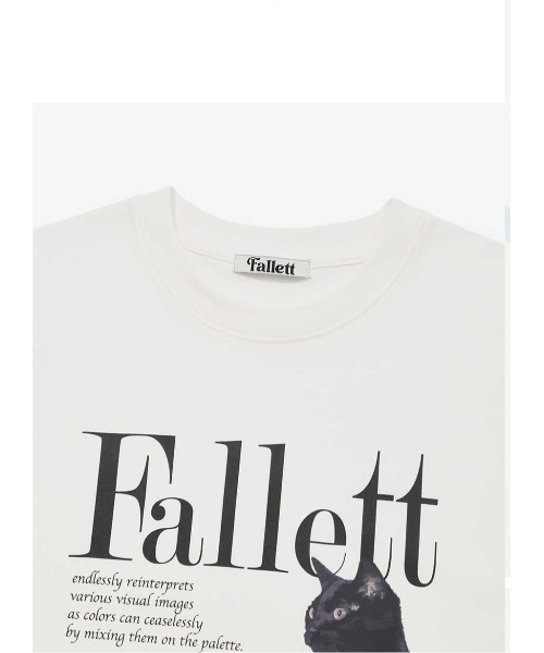 Fallett(ファレット)の「A'GEM/9 × .kom 『FALLETT/ファレット』 DEUX NERO SHORT SLEEVE/ネロ半袖カットソー(Tシャツ/カットソー・レディース・チャコールグレー/ブルー/ブラック/ホワイト・M/L)」の18枚目の写真