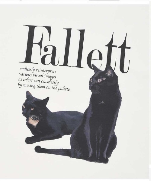 Fallett(ファレット)の「A'GEM/9 × .kom 『FALLETT/ファレット』 DEUX NERO SHORT SLEEVE/ネロ半袖カットソー(Tシャツ/カットソー・レディース・チャコールグレー/ブルー/ブラック/ホワイト・M/L)」の17枚目の写真