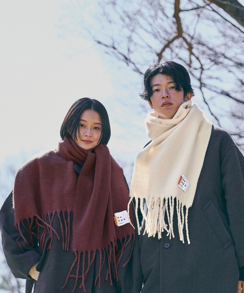 セール】ONDOO ボリュームフリンジマフラー Wpc.（マフラー）｜Wpc