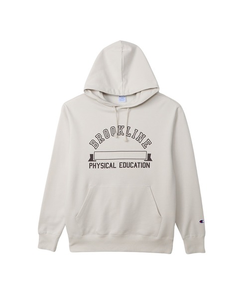 Champion(チャンピオン)の「【Champion/チャンピオン】メンズ ベーシック フーデッドスウェットシャツ(パーカー・メンズ・ネイビー/バーガンディー/オフホワイト/ブラック系その他/グレー・LARGE/MEDIUM/SMALL/X-LARGE)」の2枚目の写真