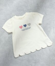 apres les cours | 裾スカラップTシャツ(Tシャツ/カットソー)