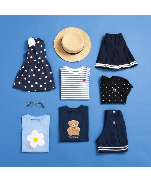 apres les cours（アプレレクール）の「裾スカラップTシャツ（Tシャツ/カットソー・キッズ・ブラック/その他2/アイボリー/レッド・100/90/80/120/130/110/140）」の15枚目の写真